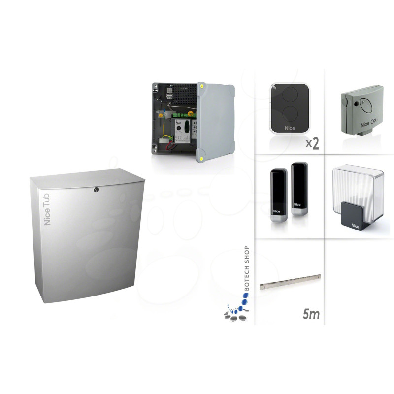 NICE TUB Moteur 400V (3 phases) pour les portails coulissants - Kit L