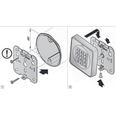 Clavier digicode Hormann CRT3b-1