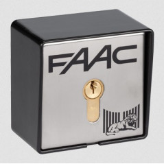 Sélecteur à clé FAAC T20E (401012) montage apparent
