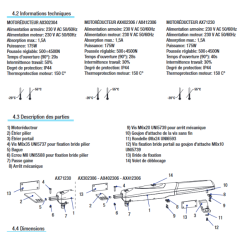 CAME AXO AX302304 Motorisation 230V pour les portails battants.
