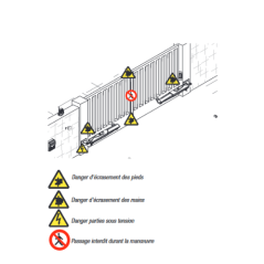CAME AXO AX302304 Motorisation 230V pour les portails battants.