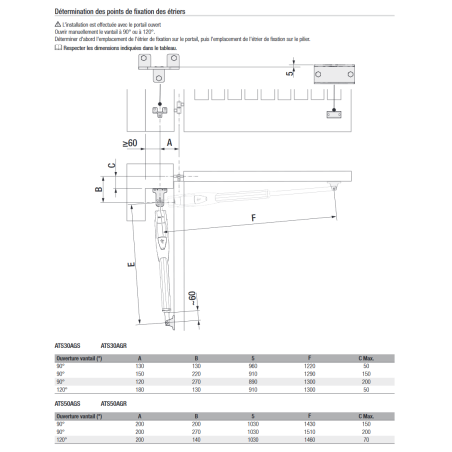 CAME ATS30AGS (801MP-0050) motorisation pour portail battant (230V)