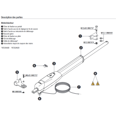 CAME ATS50AGS (801MP-0060) motorisation pour portail battant (230V)
