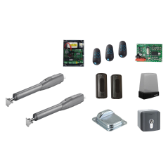 CAME ATS50DGS (801MP-0080) motorisation pour portail avec deux battants (24V) - Kit XL