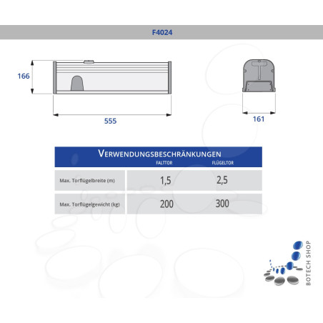 CAME F4024EP/1 - Kit de moteur (24V) pour porte de garage