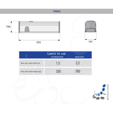 CAME F4024EP/1 - Kit de moteur (24V) pour porte de garage