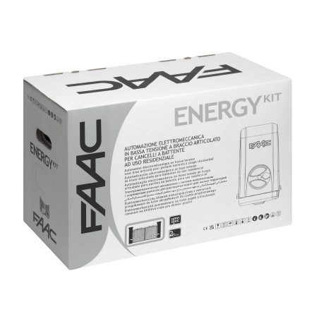 FAAC 392 ENERGY Kit motorisation portail battant 24V à bras articulé