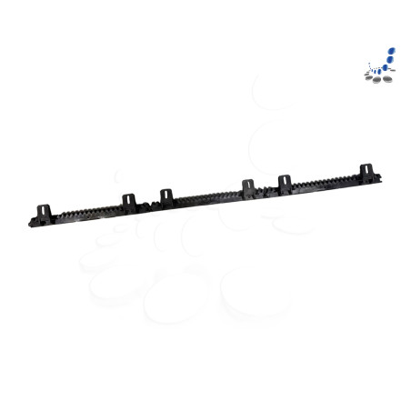 Crémaillère en nylon avec noyau en acier - 1 mètre - potrail jusqu'a 600kg