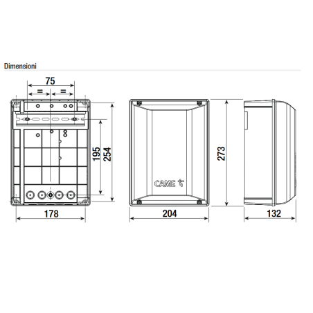 CAME ZLX24MA armoire de commande