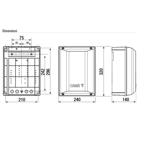 CAME ZLX24SA armoire de commande CAME ZLX24SA armoire de commande