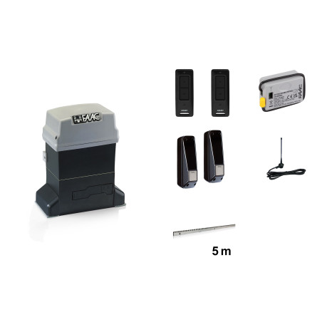 FAAC 746 C Z16 motorisation pour portail coulissant jusqu'a 600 kg - Kit M