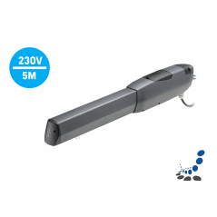 Motoréducteur irréversible 230 V avec encodeur pour portails battants à vantaux jusqu’à 5 m de long ou 1000 k