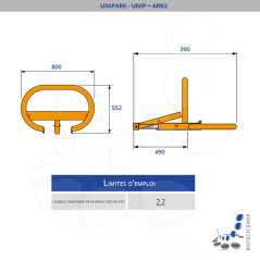 CAME UNIPARK-L Borne de parking