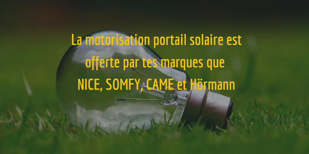 Motorisation portail battant solaire
