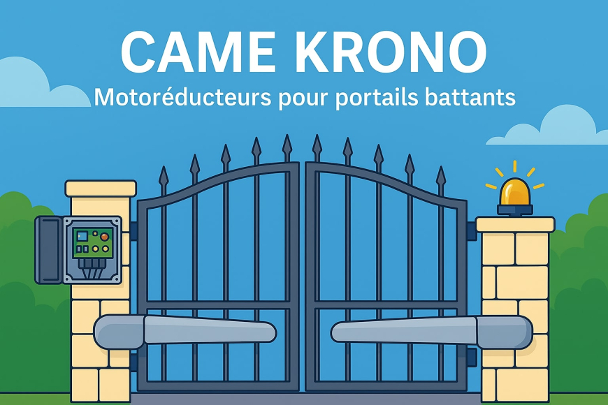 Motorisation CAME KRONO – la solution robuste et fiable pour portails battants