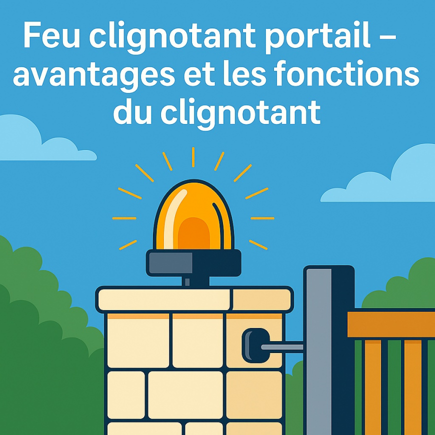 Feu Clignotant portail – avantages et les fonctions du clignotant