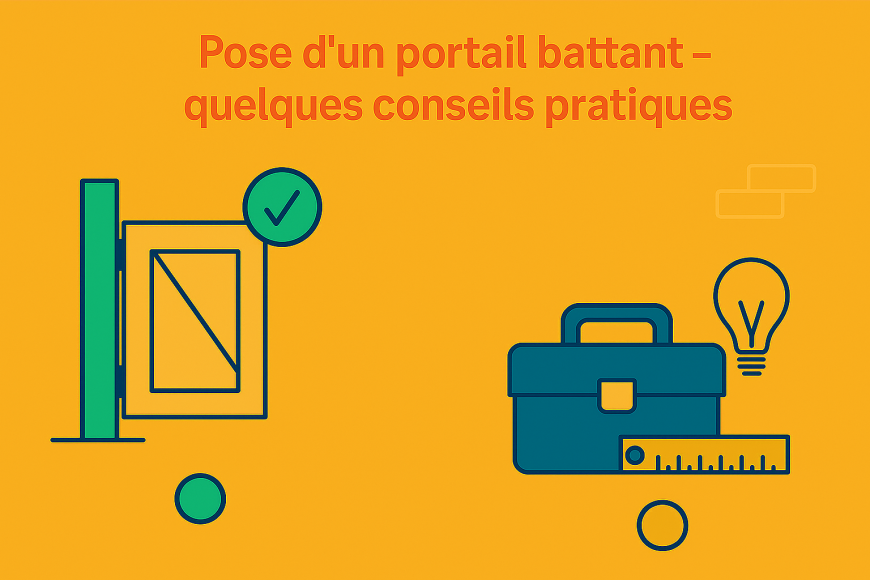 Pose dun portail battant – quelques conseils pratiques.