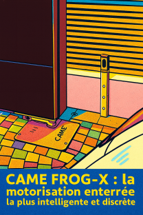 CAME FROG-X : le moteur enterré intelligent et invisible pour portails battants