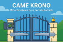 Motorisation CAME KRONO – la solution robuste et fiable pour portails battants
