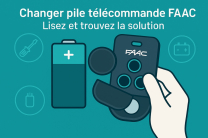 Comment changer pile télécommande FAAC ? Lisez et trouvez la solution!
