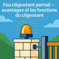 Feu Clignotant portail – avantages et les fonctions du clignotant