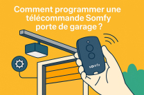 Comment programmer une télécommande SOMFY porte de garage ou la synchroniser?